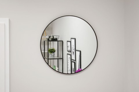 Lustro 80cm czarna rama Lustro 80cm czarna rama
