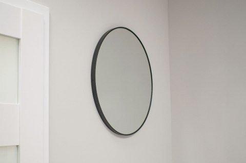 Lustro 80cm czarna rama Lustro 80cm czarna rama