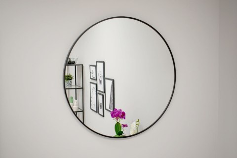 Lustro 80cm czarna rama Lustro 80cm czarna rama