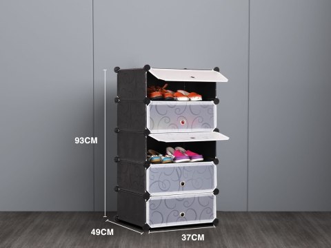 Szafka modułowa na buty 5 poziomów Szafka modułowa na buty 5 poziomów