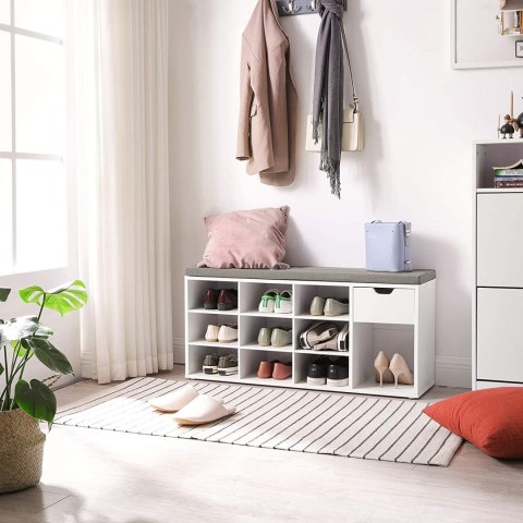 Szafka na Buty z Siedziskiem - LHS24W01 Szafka na Buty z Siedziskiem - LHS24W01
