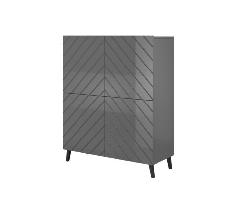 ABETO REGAŁ 100 grafit mat/ grafit połysk ABETO REGAŁ 100 grafit mat/ grafit połysk