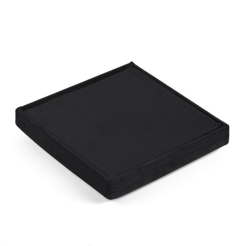 Pufa składana M - 30x30x30cm aksamit czarna x 16 Pufa składana M - 30x30x30cm aksamit czarna x 16