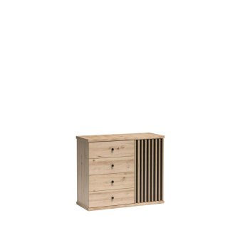 CALI komoda z szufladami, lamelami C5 artisan