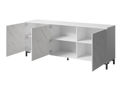 MARMO komoda KOM200/3D biały