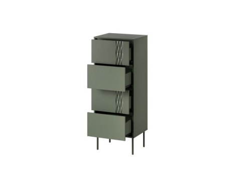 TRESSE komoda 4S zielony TRESSE komoda 4S zielony
