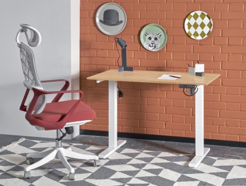 B53 biurko biurko z funkcją regulacji wysokości, dąb artisan / biały B53 biurko biurko z funkcją regulacji wysokości, dąb artisan / biały