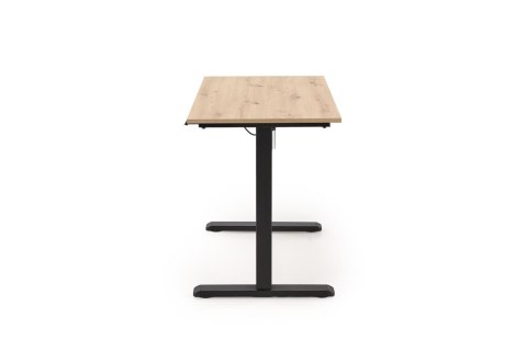 B53 biurko biurko z funkcją regulacji wysokości, dąb artisan / czarny B53 biurko biurko z funkcją regulacji wysokości, dąb artisan / czarny