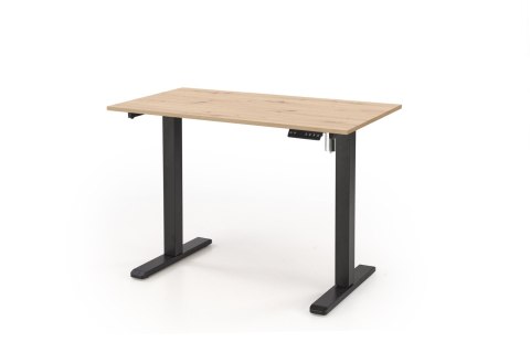 B53 biurko biurko z funkcją regulacji wysokości, dąb artisan / czarny B53 biurko biurko z funkcją regulacji wysokości, dąb artisan / czarny