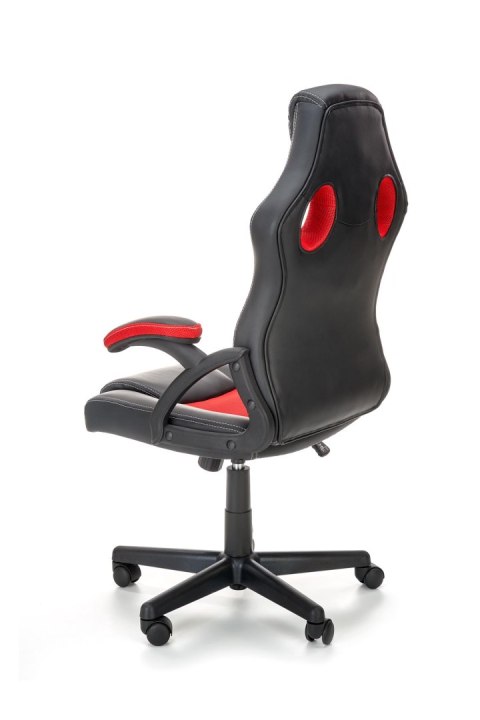 BERKEL fotel gabinetowy czarno-czerwony BERKEL fotel gabinetowy czarno-czerwony