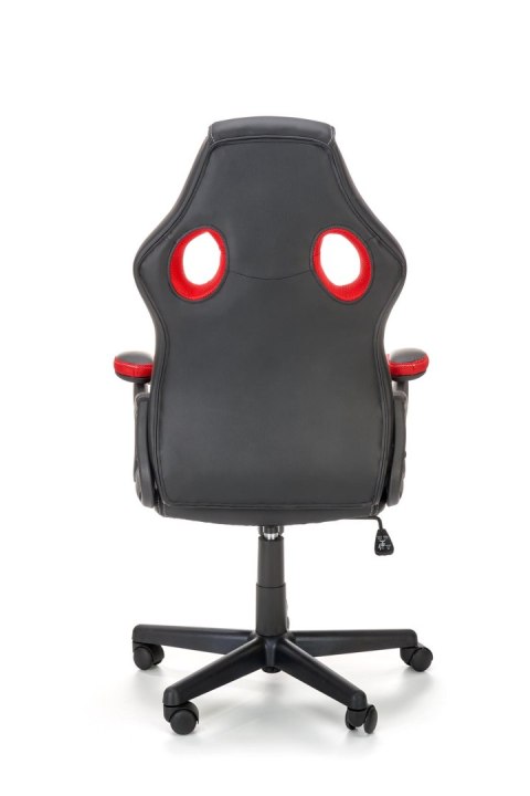 BERKEL fotel gabinetowy czarno-czerwony BERKEL fotel gabinetowy czarno-czerwony