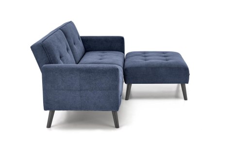 CORNELIUS sofa rozkładana z funkcją narożnika niebieska CORNELIUS sofa rozkładana z funkcją narożnika niebieska