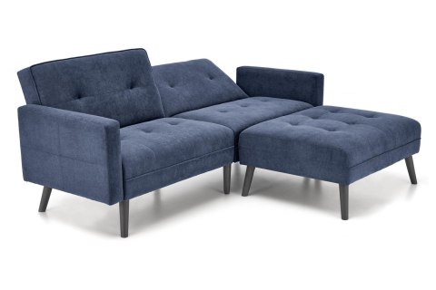 CORNELIUS sofa rozkładana z funkcją narożnika niebieska CORNELIUS sofa rozkładana z funkcją narożnika niebieska