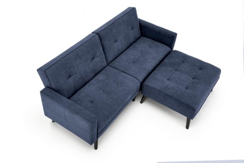 CORNELIUS sofa rozkładana z funkcją narożnika niebieska CORNELIUS sofa rozkładana z funkcją narożnika niebieska