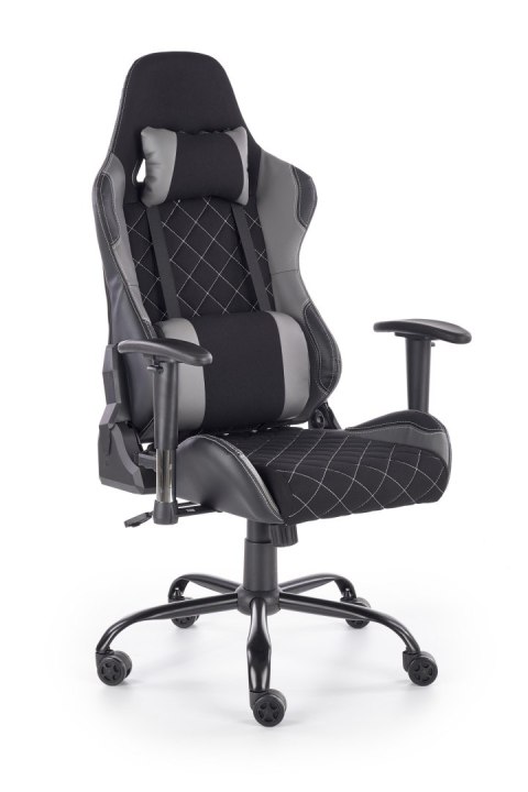 DRAKE fotel gabinetowy czarny / popielaty DRAKE fotel gabinetowy czarny / popielaty