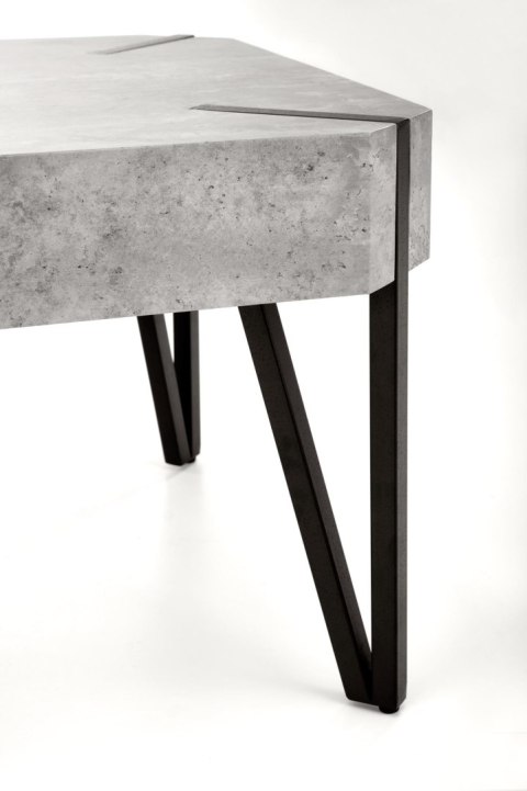 EMILY ława beton / czarny EMILY ława beton / czarny