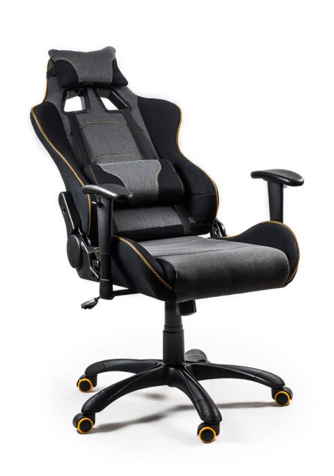 EVOLVE PRO Gaming fotel gabinetowy czarno-szarobeżowy-pomarańczowy EVOLVE PRO Gaming fotel gabinetowy czarno-szarobeżowy-pomarańczowy