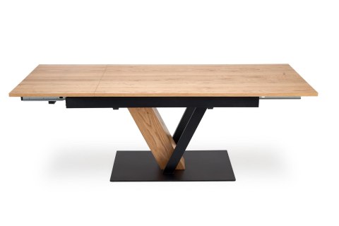 FANIS stół rozkładany, naturalny / czarny