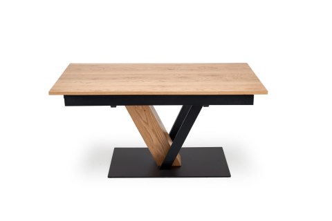 FANIS stół rozkładany, naturalny / czarny