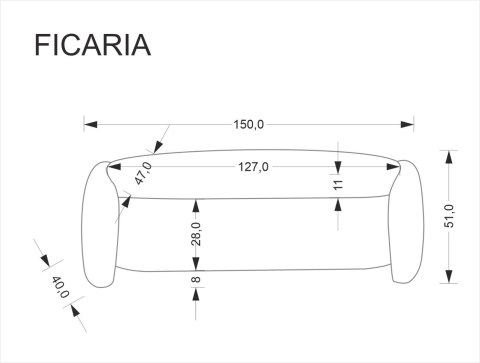 FICARIA ławka z funkcją pojemnika kremowy (1P=1SZT) FICARIA ławka z funkcją pojemnika kremowy (1P=1SZT)