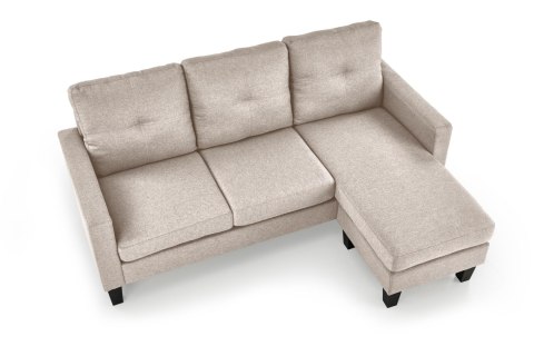 GERSON sofa z podnóżkiem beżowy GERSON sofa z podnóżkiem beżowy