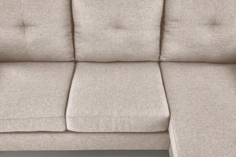 GERSON sofa z podnóżkiem beżowy GERSON sofa z podnóżkiem beżowy