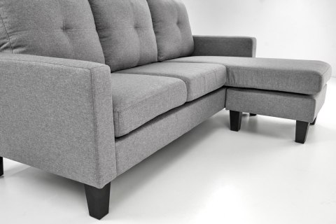 GERSON sofa z podnóżkiem popielaty GERSON sofa z podnóżkiem popielaty
