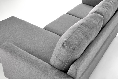 GERSON sofa z podnóżkiem popielaty GERSON sofa z podnóżkiem popielaty
