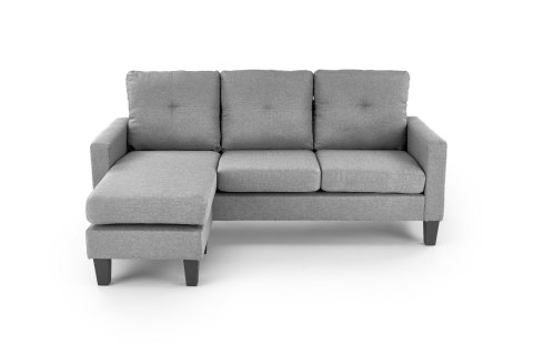 GERSON sofa z podnóżkiem popielaty GERSON sofa z podnóżkiem popielaty