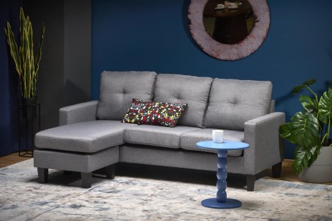 GERSON sofa z podnóżkiem popielaty GERSON sofa z podnóżkiem popielaty