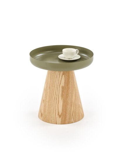 GINA ława, naturalny / zielony