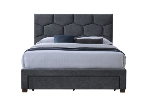 HARRIET 160 łóżko z szufladami popiel velvet HARRIET 160 łóżko z szufladami popiel velvet