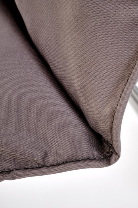 HUDSON, zestaw ogrodowy ( sofa, fotel 2x, ława ), popielaty / brązowy