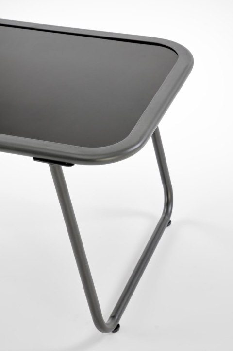HUDSON, zestaw ogrodowy ( sofa, fotel 2x, ława ), popielaty / brązowy