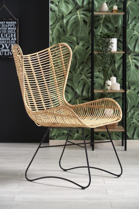 INDIANA fotel wypoczynkowy rattan naturalny INDIANA fotel wypoczynkowy rattan naturalny