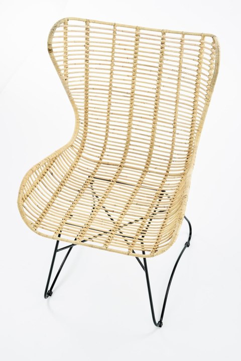 INDIANA fotel wypoczynkowy rattan naturalny INDIANA fotel wypoczynkowy rattan naturalny