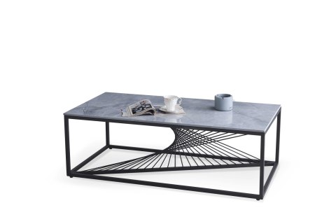 INFINITY 2 ława, popielaty marmur / czarny INFINITY 2 ława, popielaty marmur / czarny