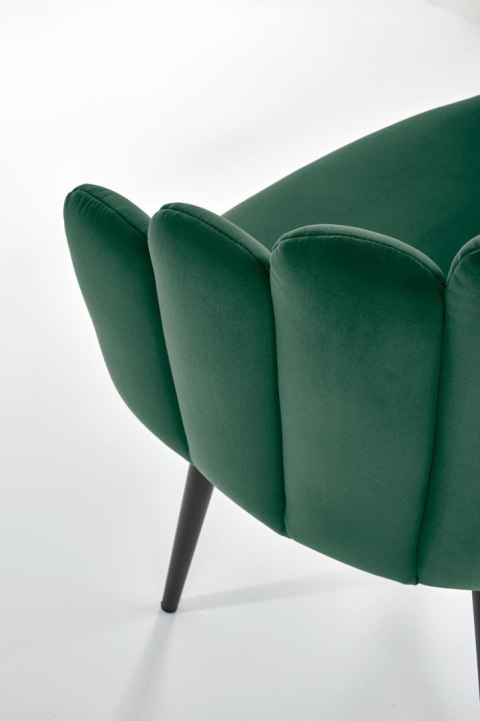 K410 krzesło c. zielony velvet