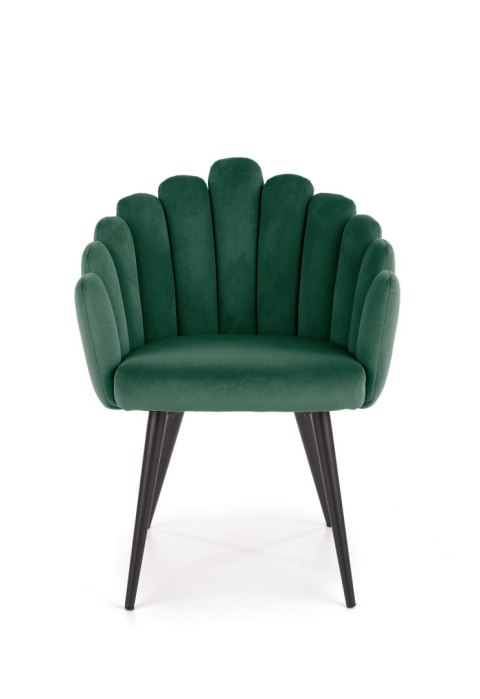 K410 krzesło c. zielony velvet