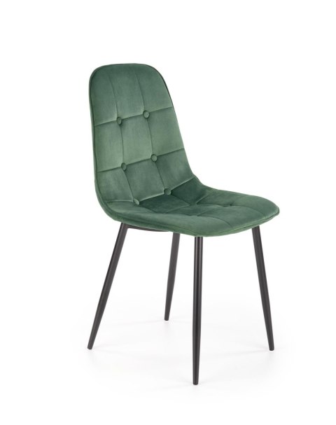 K417 krzesło ciemny zielony velvet K417 krzesło ciemny zielony velvet