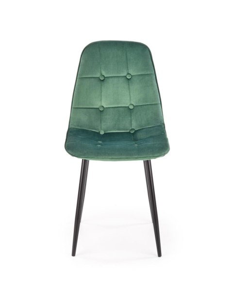 K417 krzesło ciemny zielony velvet K417 krzesło ciemny zielony velvet