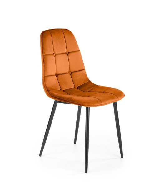 K417 krzesło cynamonowy velvet K417 krzesło cynamonowy velvet