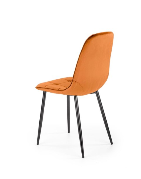K417 krzesło cynamonowy velvet K417 krzesło cynamonowy velvet