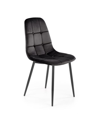K417 krzesło czarny velvet
