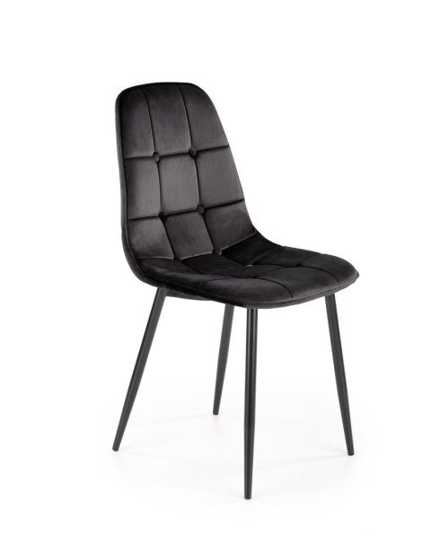 K417 krzesło czarny velvet K417 krzesło czarny velvet
