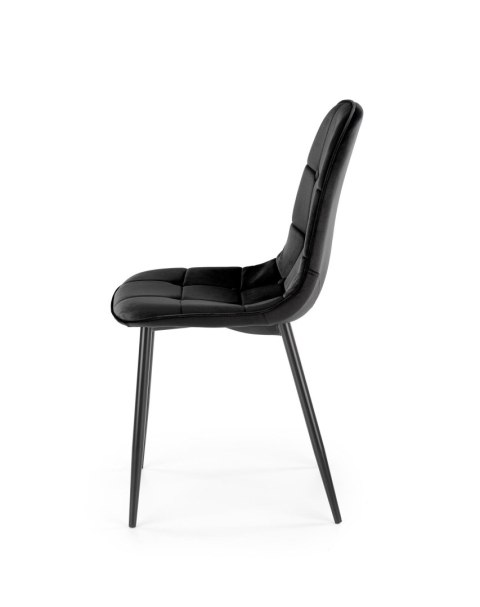 K417 krzesło czarny velvet K417 krzesło czarny velvet