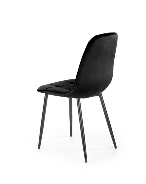K417 krzesło czarny velvet K417 krzesło czarny velvet