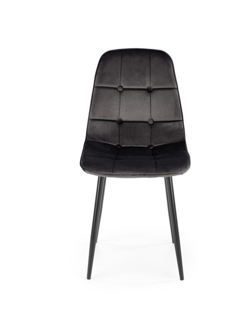 K417 krzesło czarny velvet K417 krzesło czarny velvet