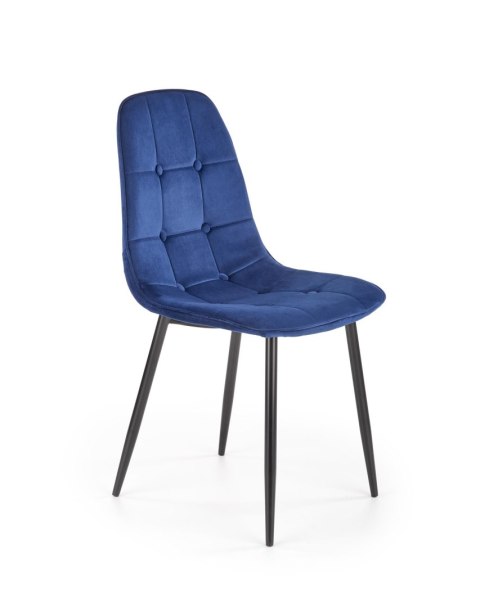 K417 krzesło granatowy velvet K417 krzesło granatowy velvet