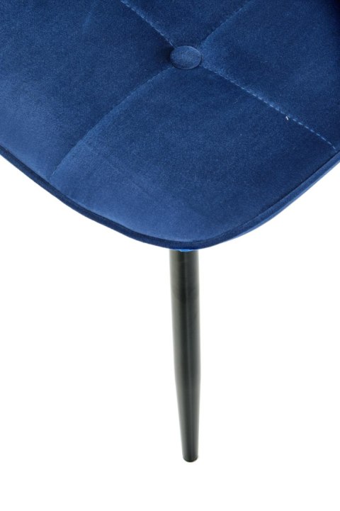 K417 krzesło granatowy velvet K417 krzesło granatowy velvet